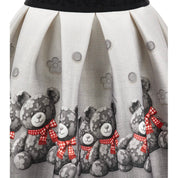 MONNALISA - Teddy Top &  Skirt Set - Red