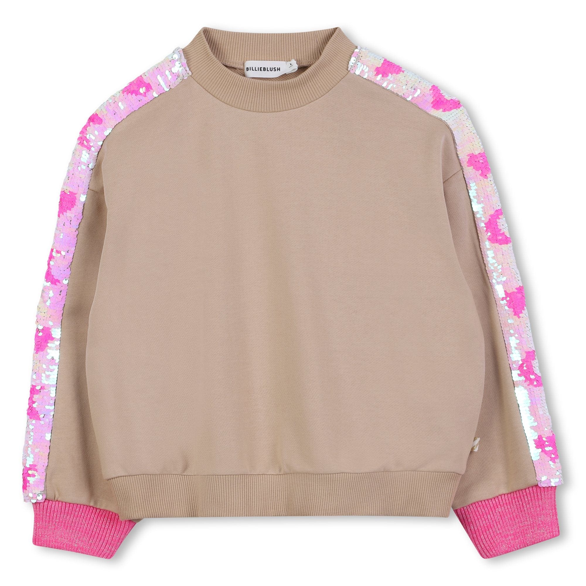 BILLIEBLUSH - Sequin Loungewear Set - Tan