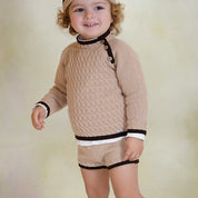 Rahigo - Two Piece Short Set  - Brown