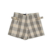 ABEL & LULA -  Plaid Short Set - Beige