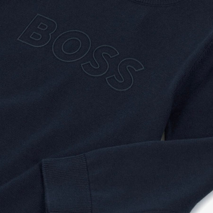 BOSS - Knit Sweater  -  Navy