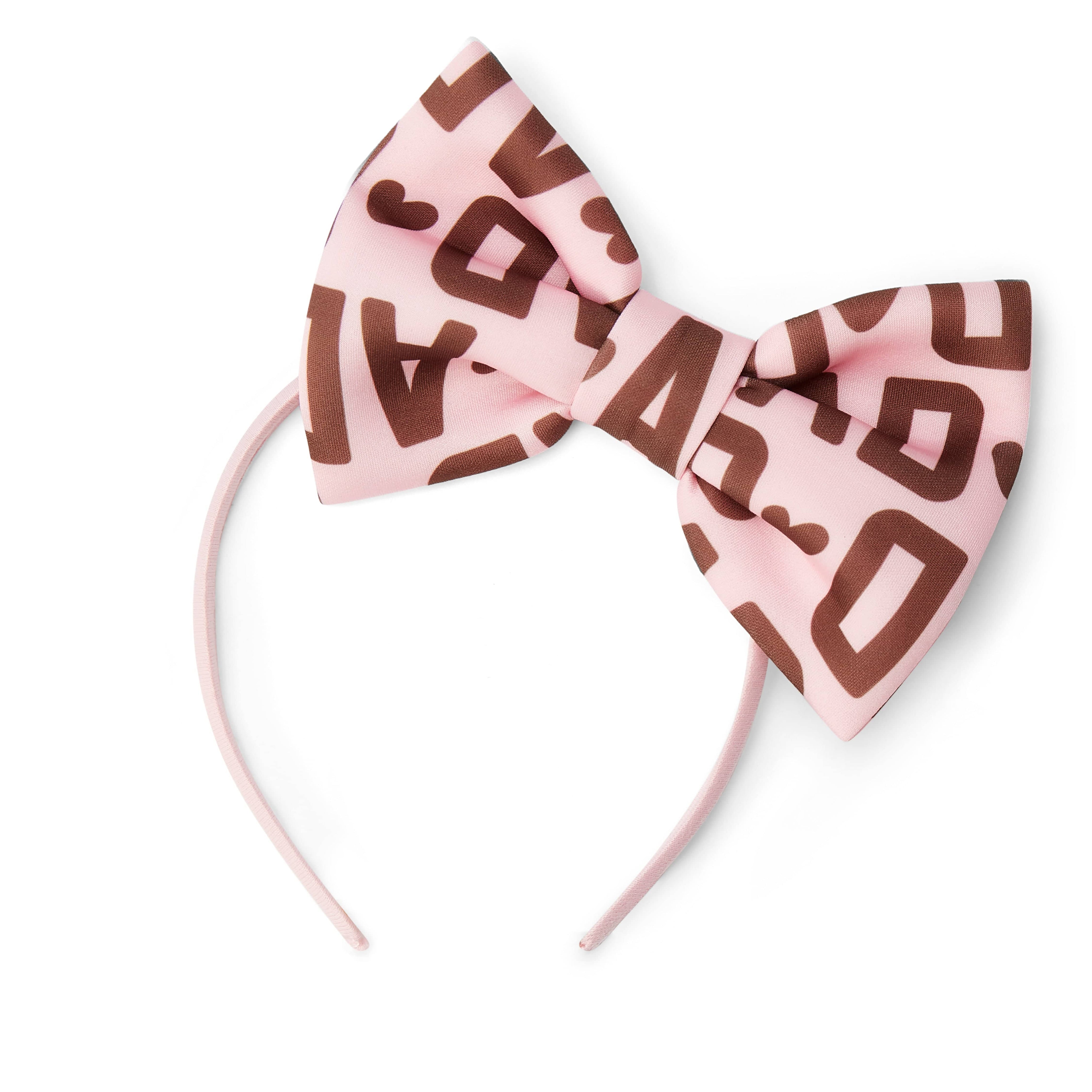 A DEE - Initial Icon Margo Initial Hairband - Chocolate Brown