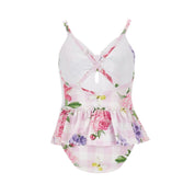 MONNALISA - Garden Party Swimsuit - Pink