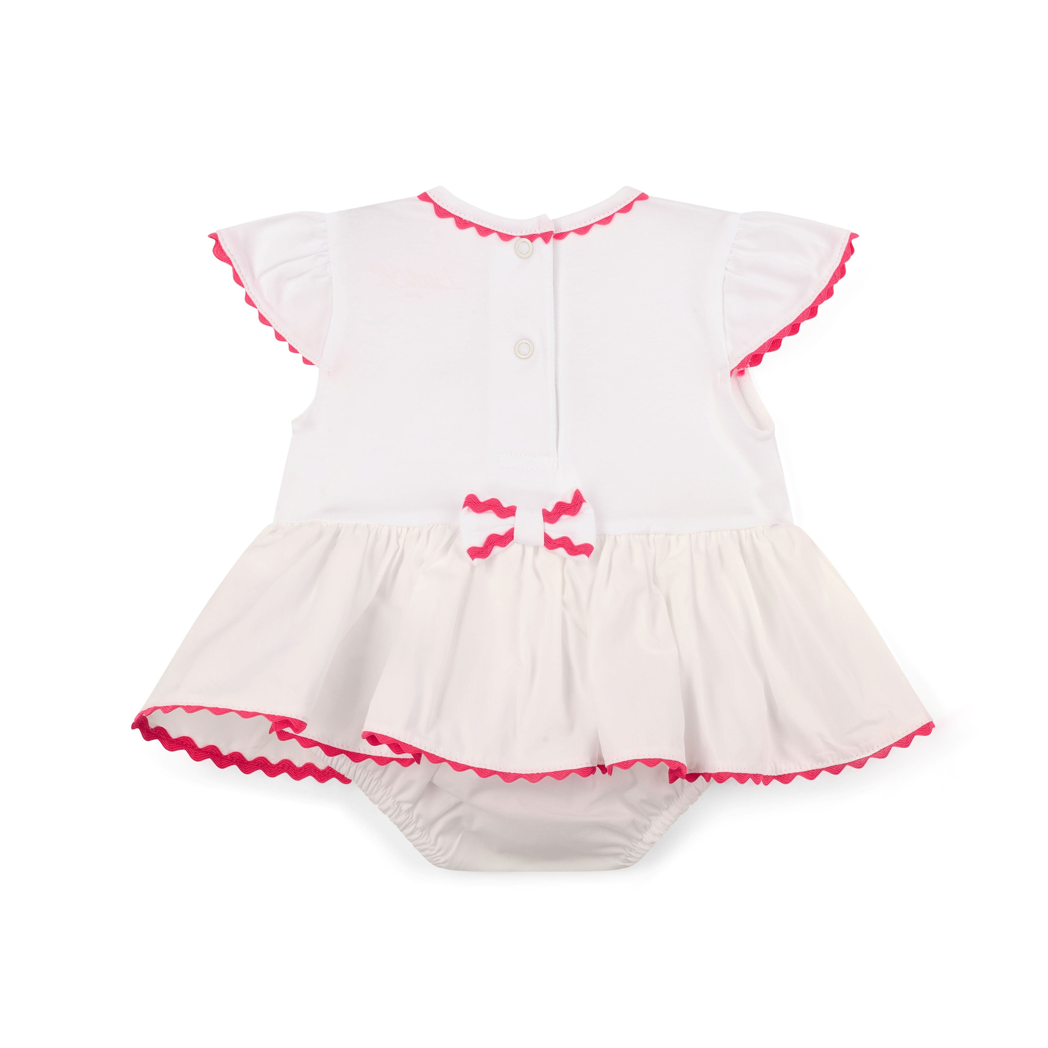 LITTLE A - Cutie Frutti Peggy Cherry Romper - White