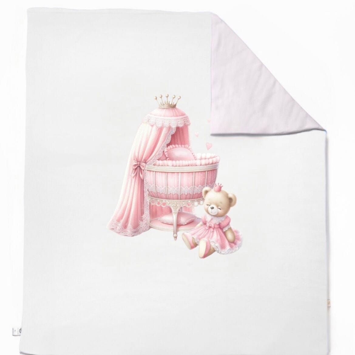 FIRST BABY - Royal Padded Blanket - Pink