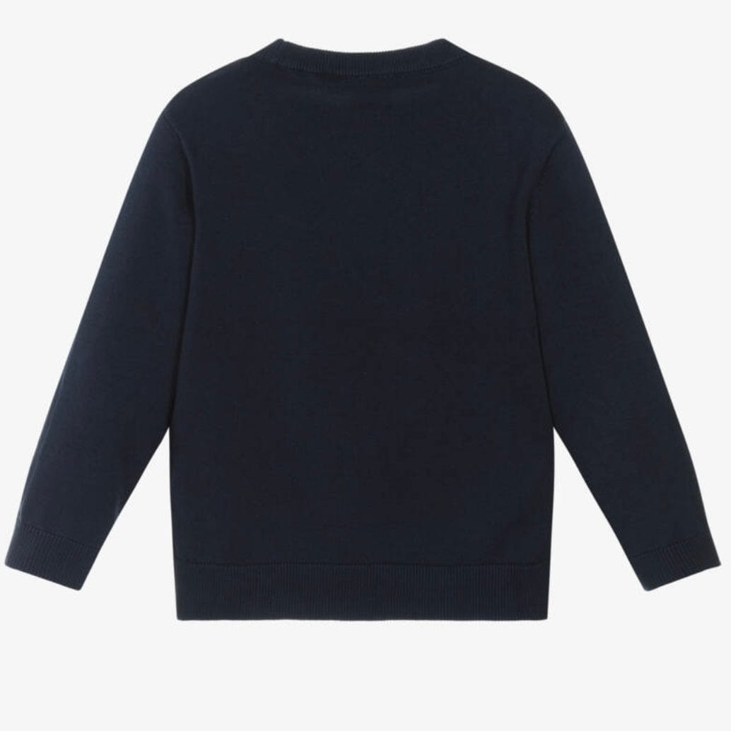 BOSS - Knit Sweater  -  Navy