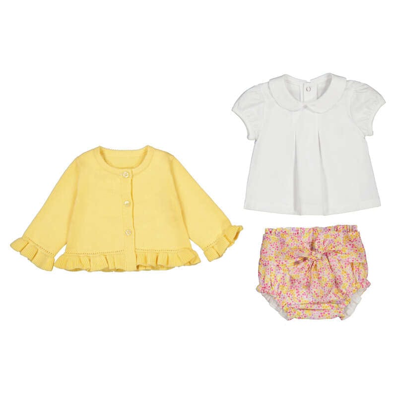 -  Three Piece Knit Set - Sunny