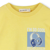 BILLIEBLUSH BOYS - Headphone T Shirt - Yellow