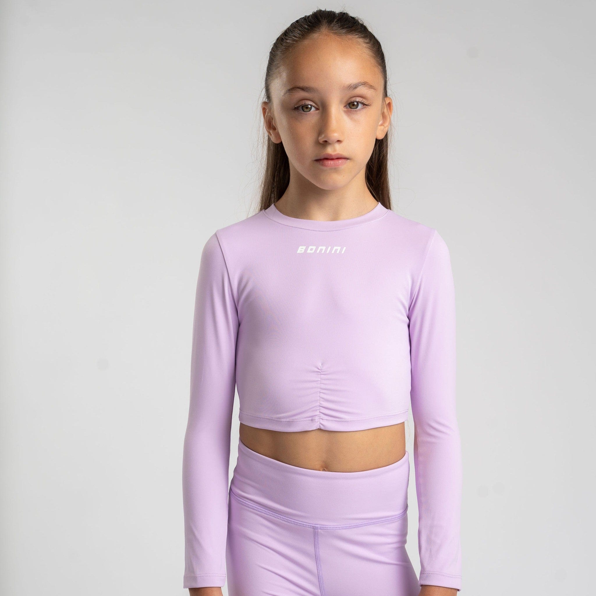 BONINI BY A DEE - Long Sleeve Sport Top & Sport Leggings Aspire - Lilac Bloom