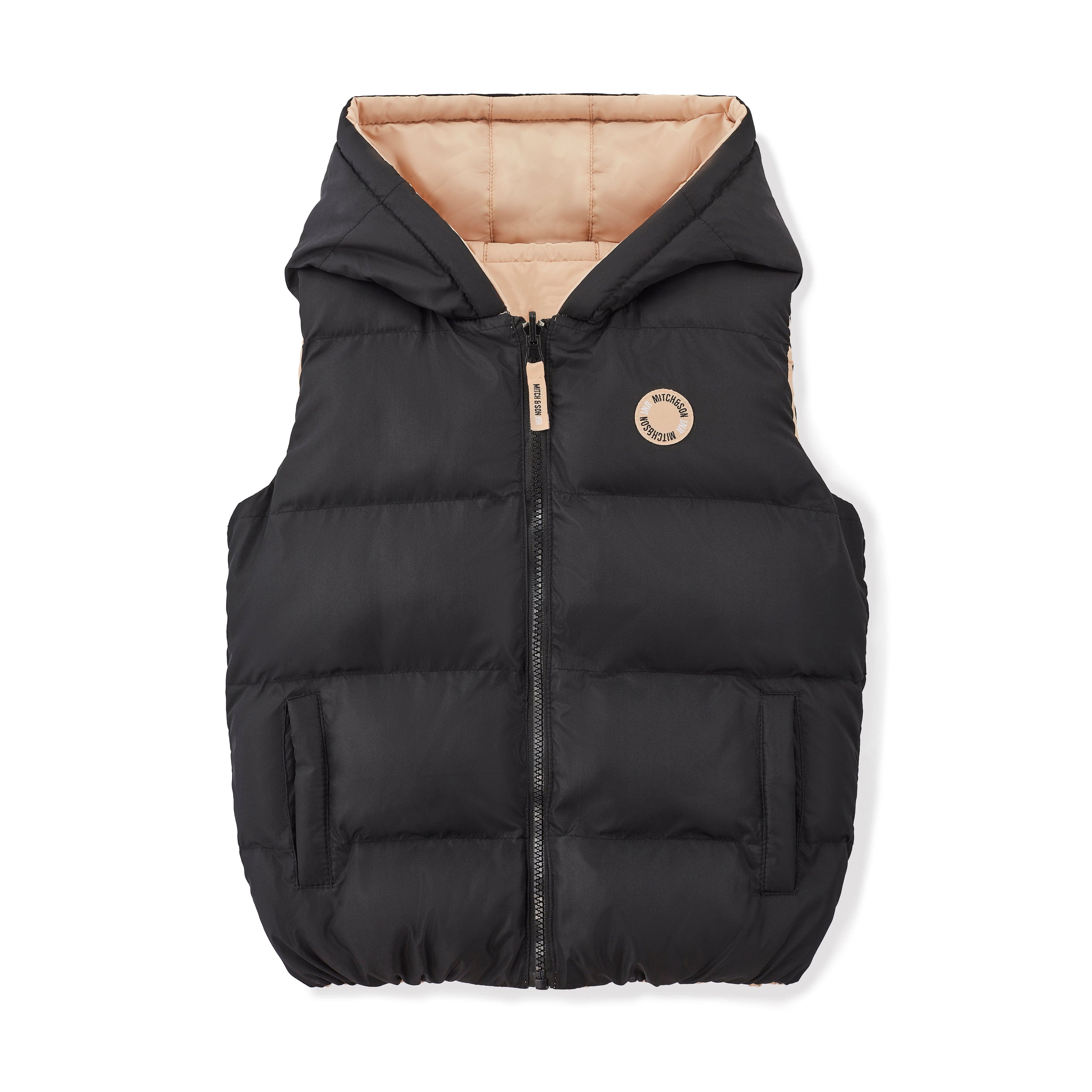 MITCH & SON - JNR James Reversible Gilet - Latte Beige