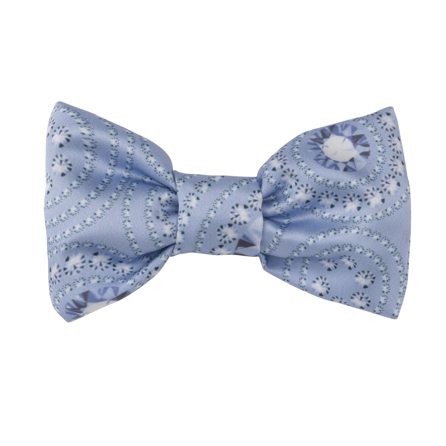 A DEE - A Dee On Ice Pippy Diamond Print Bow Hair Clip - Iced Blue