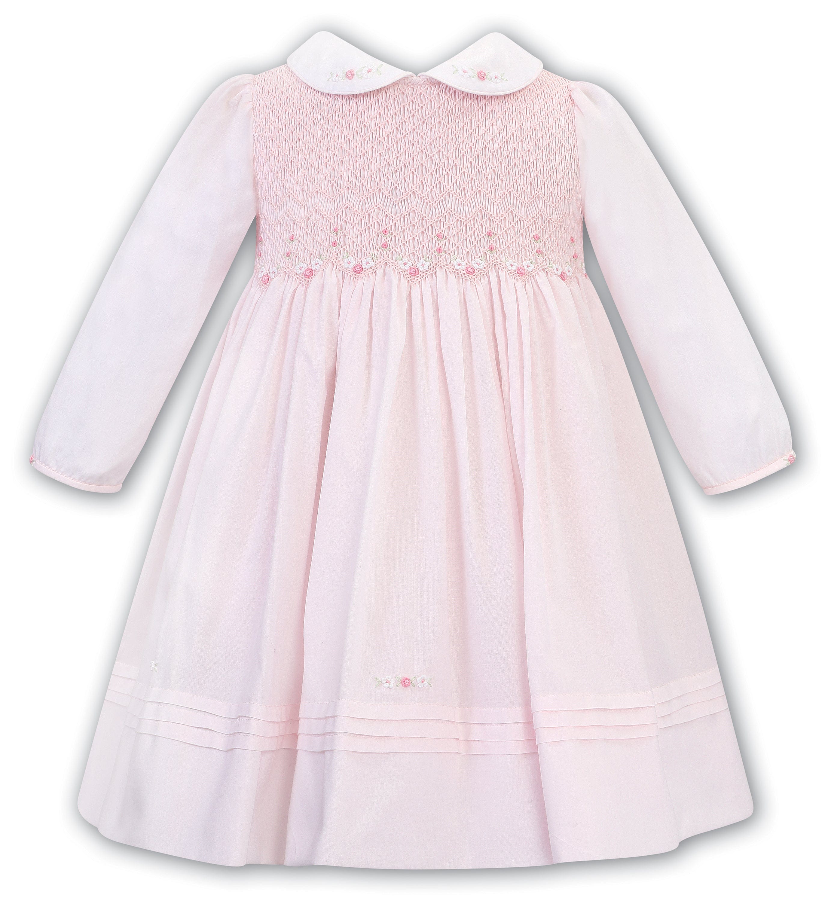 SARAH LOUISE -  Smocked Dress - Pink