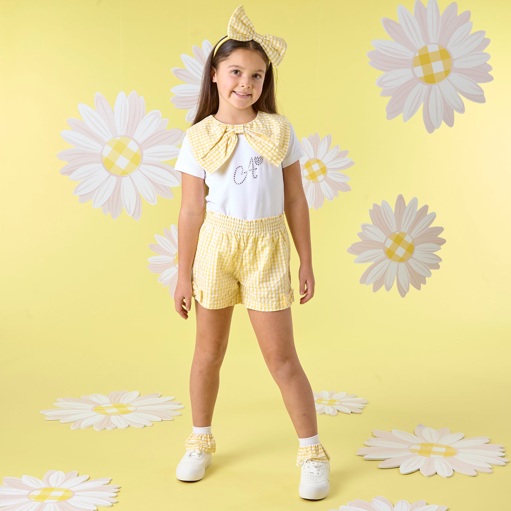 A DEE - Dixie Daisy Dreamer Seersucker Short Short Set - Bright White