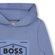 HUGO BOSS - Logo Hoodie -  Blue