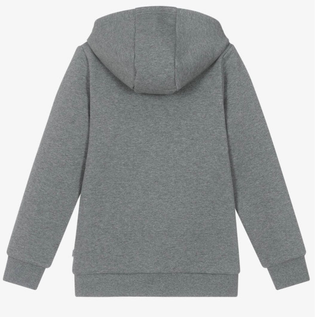 BOSS - Zip Hoodie Double B Monogram Tracksuit  -  Grey