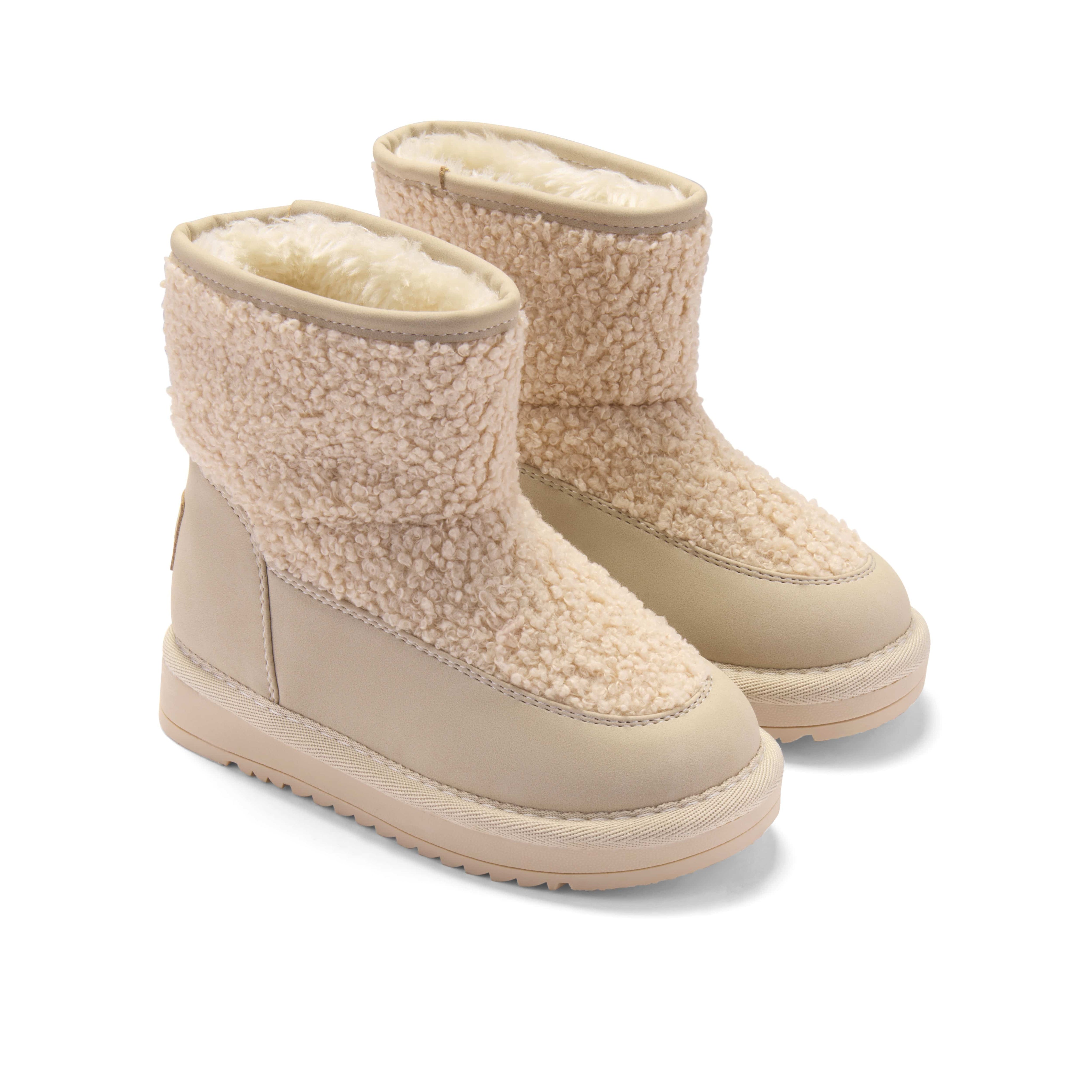 A DEE - Teddie Boucle Boot - Stone Beige