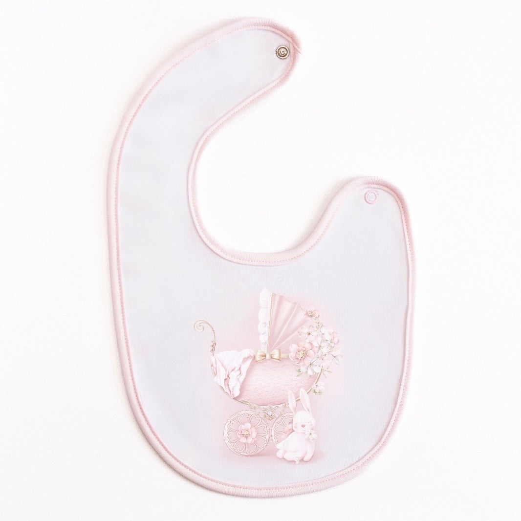 FIRST BABY - Pram Bib  - Pink