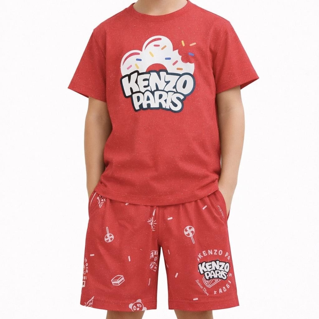 KENZO - Sweets Short Set - Red