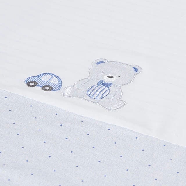 MAYORAL - Baby Bear & Car Blanket - Blue