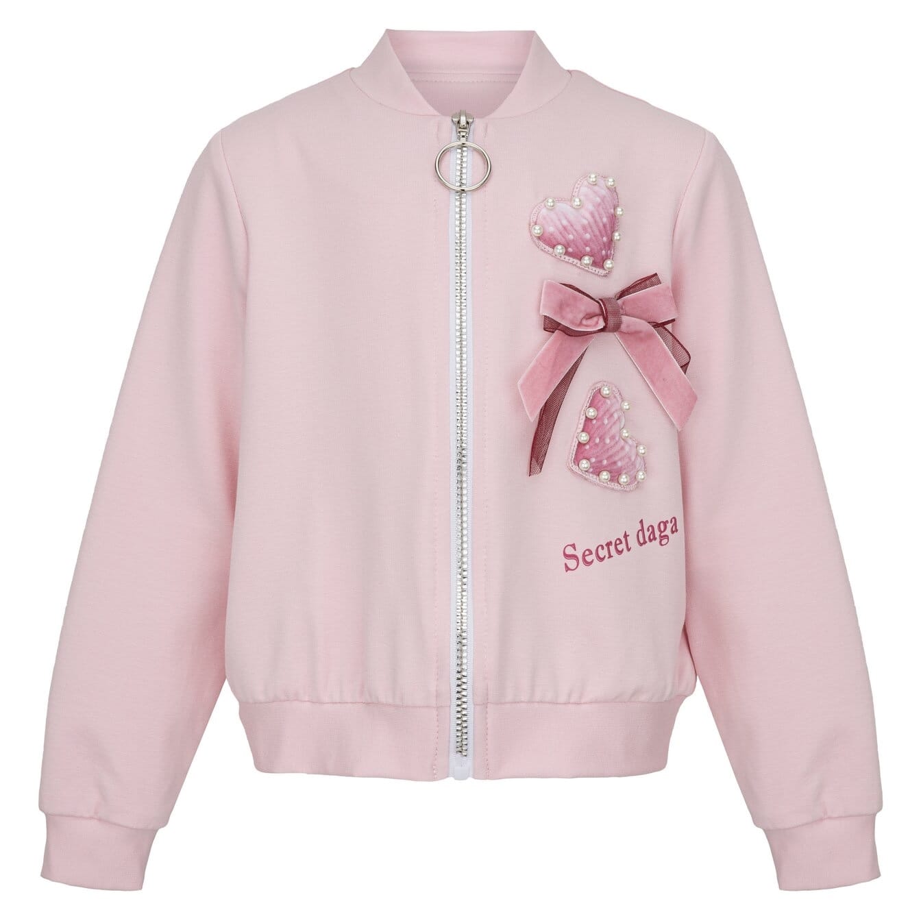 Daga - Love Storey Jersey Jacket - Pink