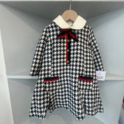 MERAKI - Baby Dress Christmas - Navy