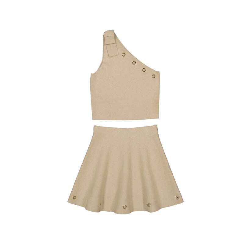 MAYORAL - Skirt Set - Sand