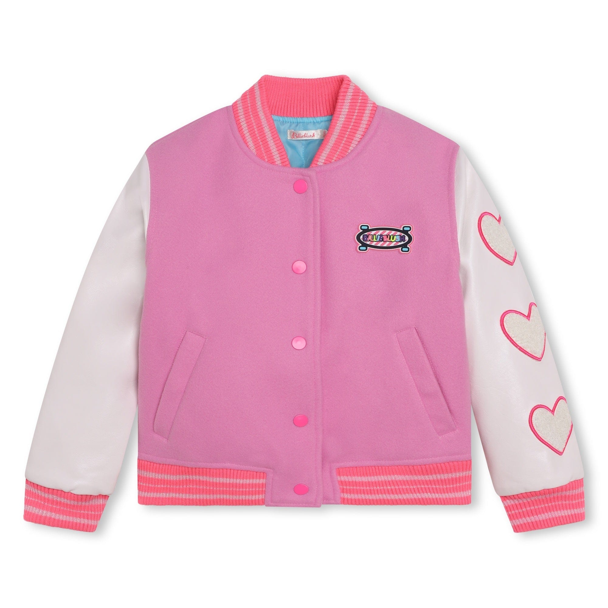 BILLIEBLUSH - Varsity Jacket - Pink