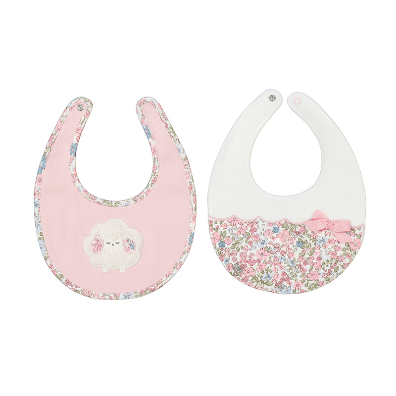 MAYORAL - Floral Bibs Two Pack - Floral