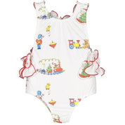 SAL & PIMENTA - Christmas Toys Swimsuit - White