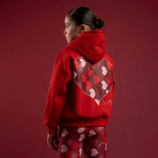 BONINI BY A DEE - Sparkle Oversized Hoodie - Red