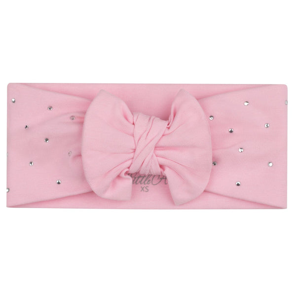 LITTLE A - Jeanie Pastel Hearts Headband - Pink