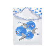 MONNALISA - Seal Babygrow Blanket & Hat  - White