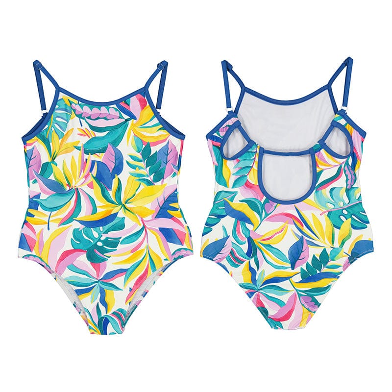 MAYORAL - Printed Swimsuit - Cobalt