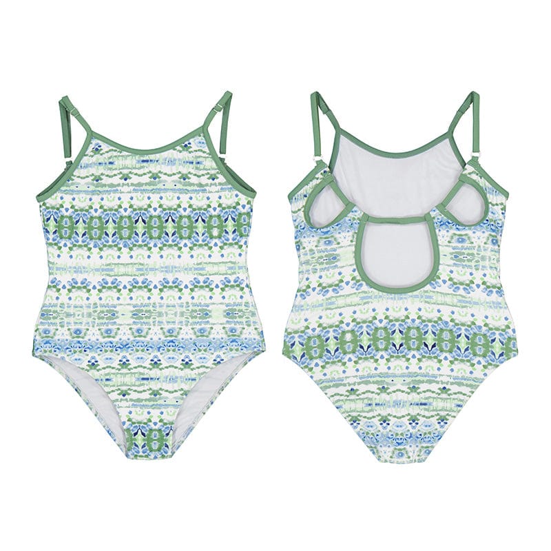 MAYORAL - Printed Swimsuit - Sage