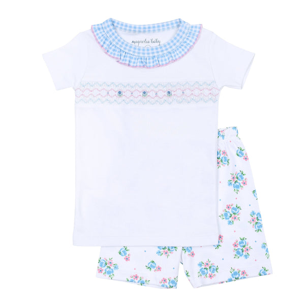 MAGNOLIA BABY - Anna’s Classic’s Short Smocked Pyjamas - Multi