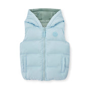 MITCH & SON - Winter Crest James Reversible Gilet - Sky Blue