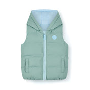 MITCH & SON - Winter Crest James Reversible Gilet - Sky Blue
