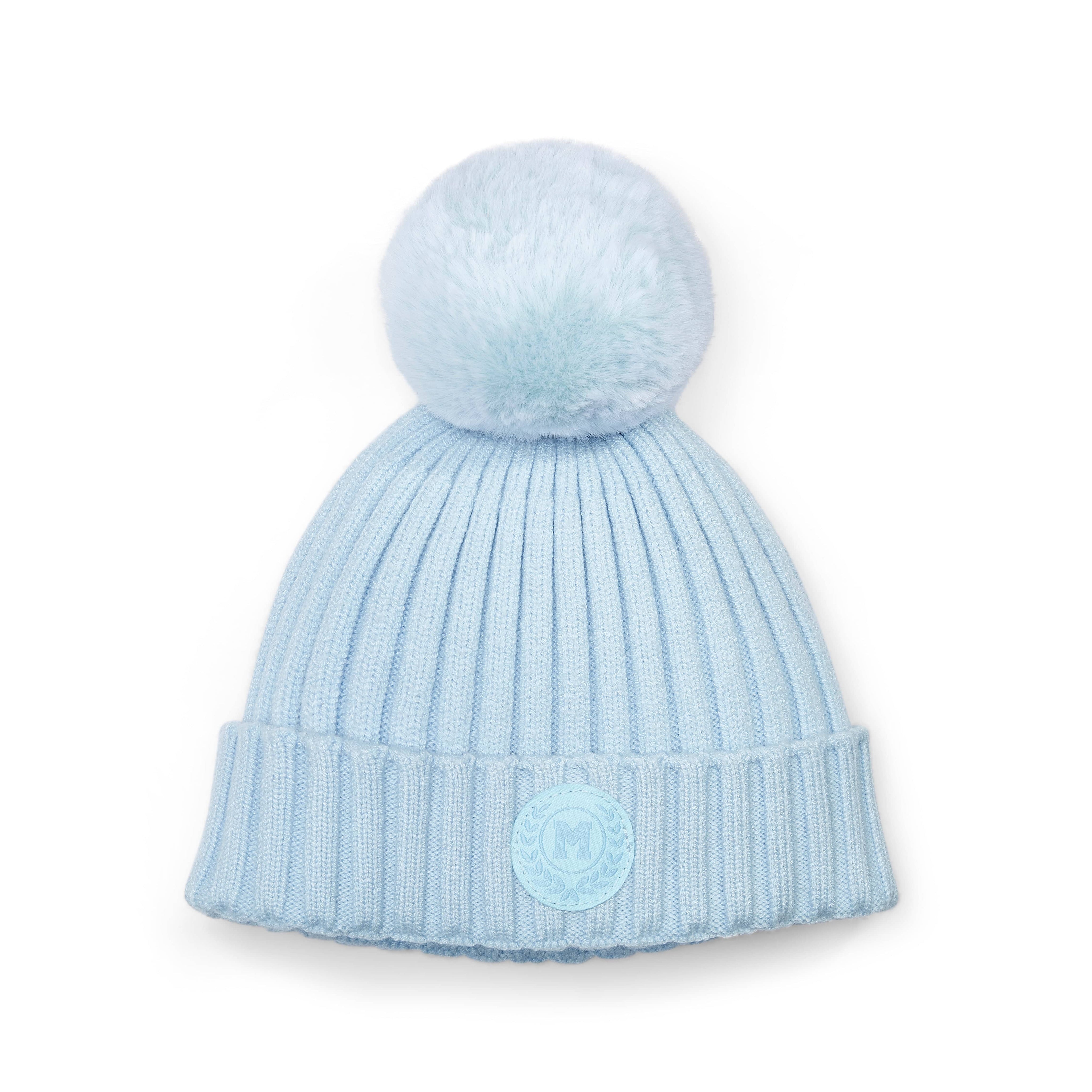 MITCH & SON - Winter Crest Jimmy Knitted Hat - Sky Blue