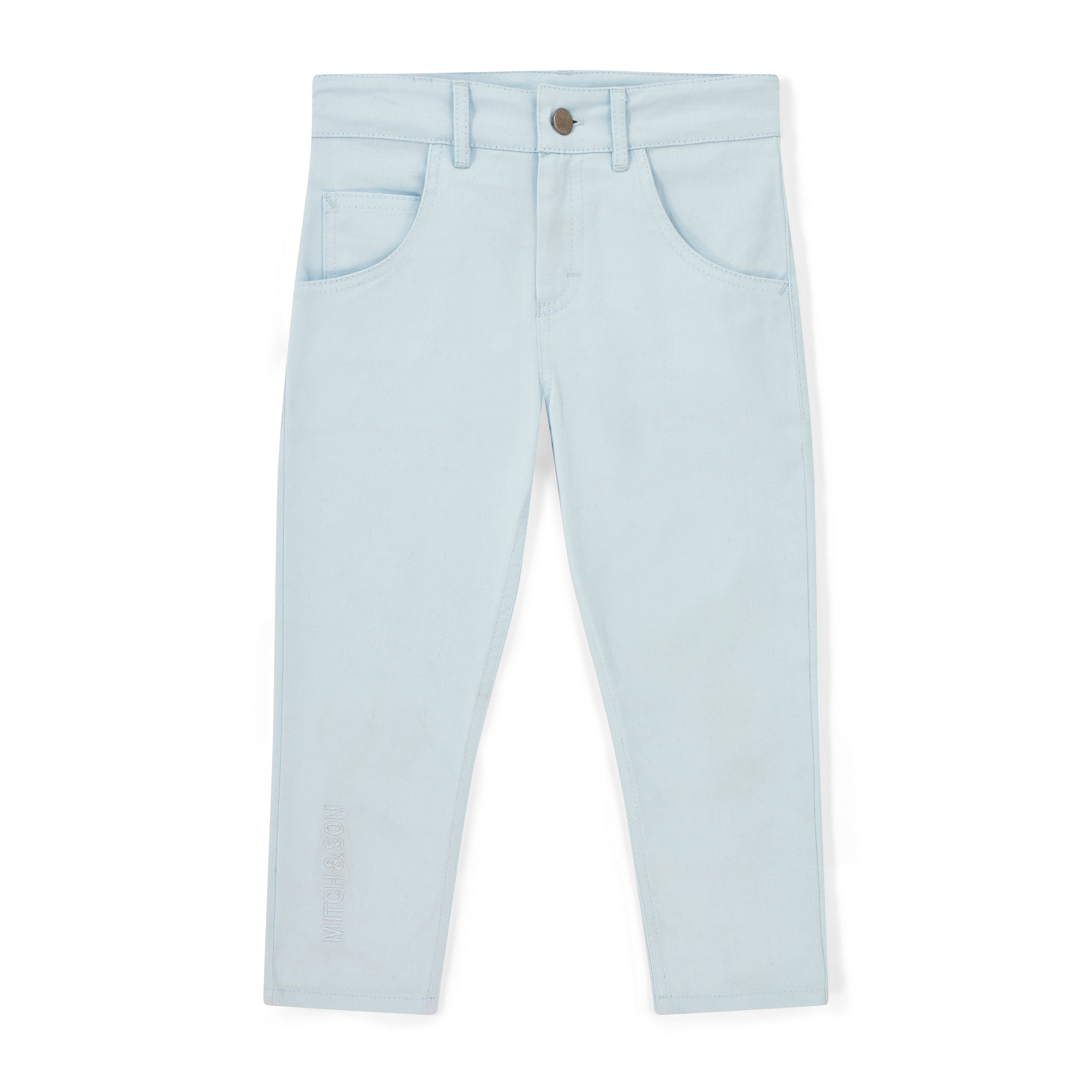 MITCH & SON - Winter Crest Jace & Jet Cut & Sew Polo & Twill Trouser - Sky Blue