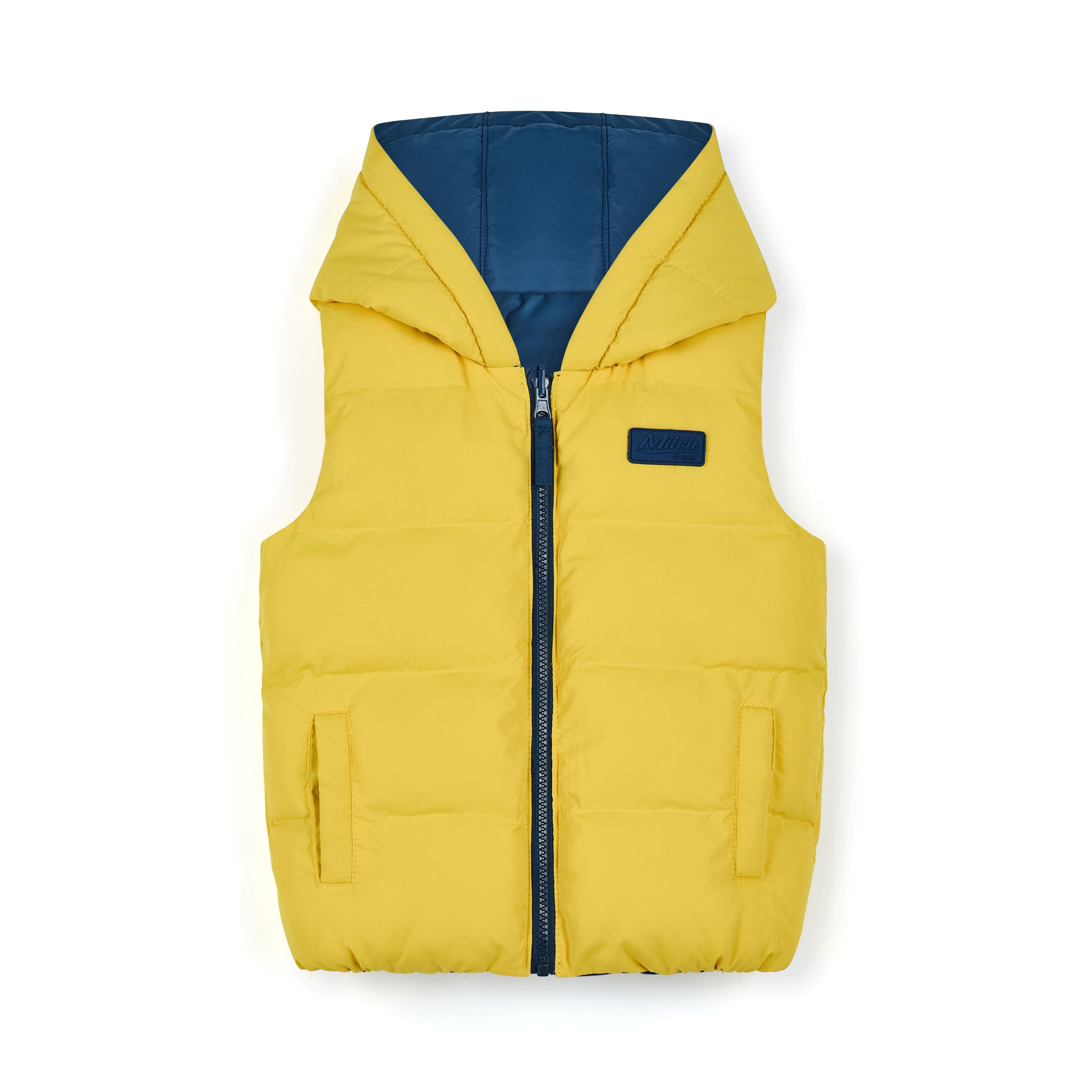 MITCH & SON - Navy League James Reversible Gilet - Heritage Navy
