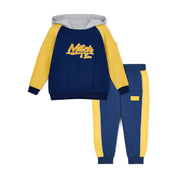 MITCH & SON - Navy League Kash Raglan Hoodie Tracksuit - Heritage Navy
