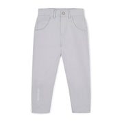 MITCH & SON - Navy League Jude & Jet Knitted Polo & Twill Trouser - Grey Mist