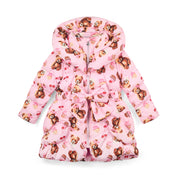 A DEE - Teddy Bear Bakery Lauren Bear Print  Bow Jacket - Pink Fairy