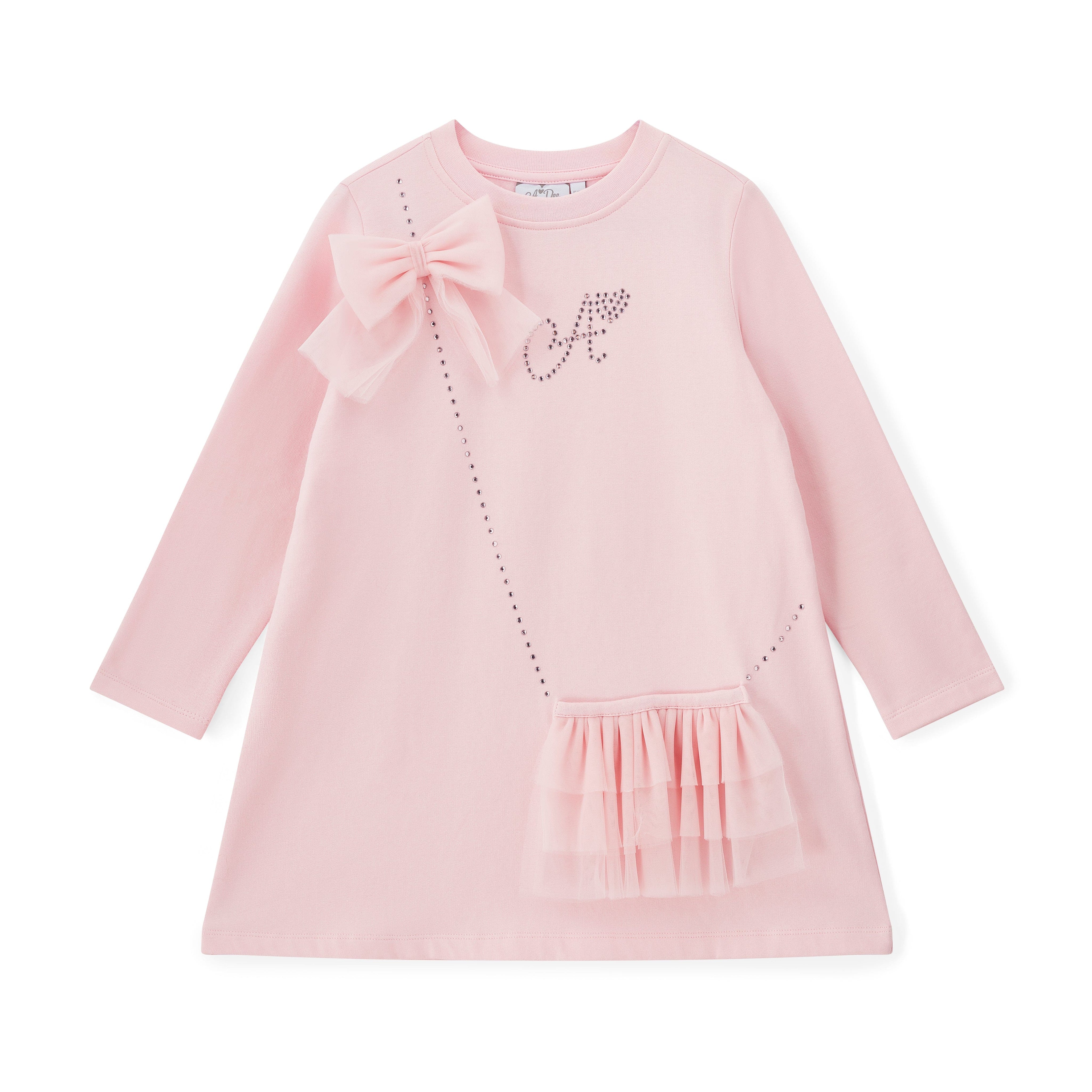 A DEE - Teddy Bear Bakery Miracle Handbag Jersey Dress - Pink Fairy
