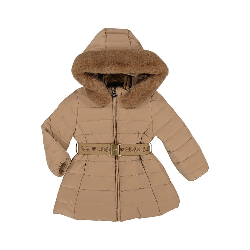 ABEL & LULA - Belted Coat  - Camel