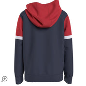 TOMMY HILFIGER - Hooded Essential Colour Blocked Tracksuit - Red