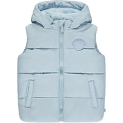 MITCH & SON - Neil Hooded Gillet - Sky Blue