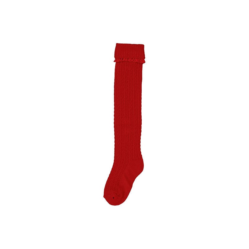 MAYORAL - Knit Long Socks - Red