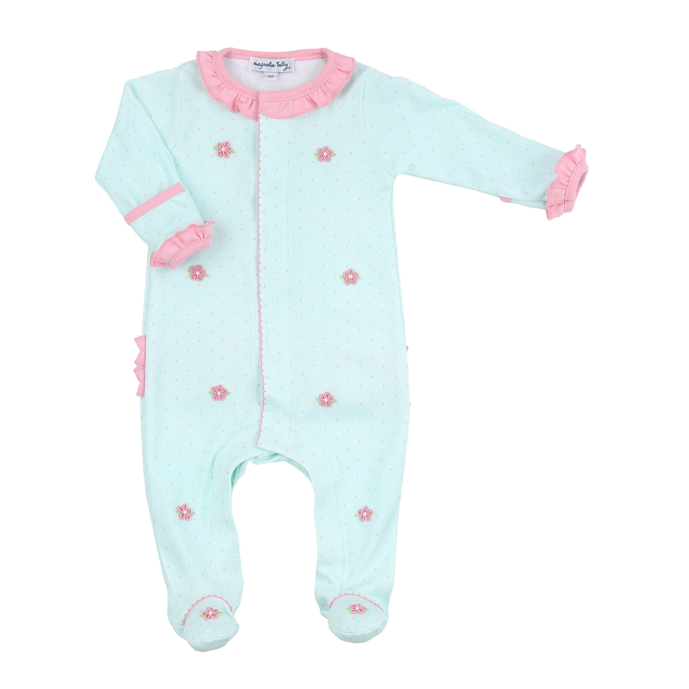 MAGNOLIA BABY - Aurora’s Classic Three Piece Set - Mint