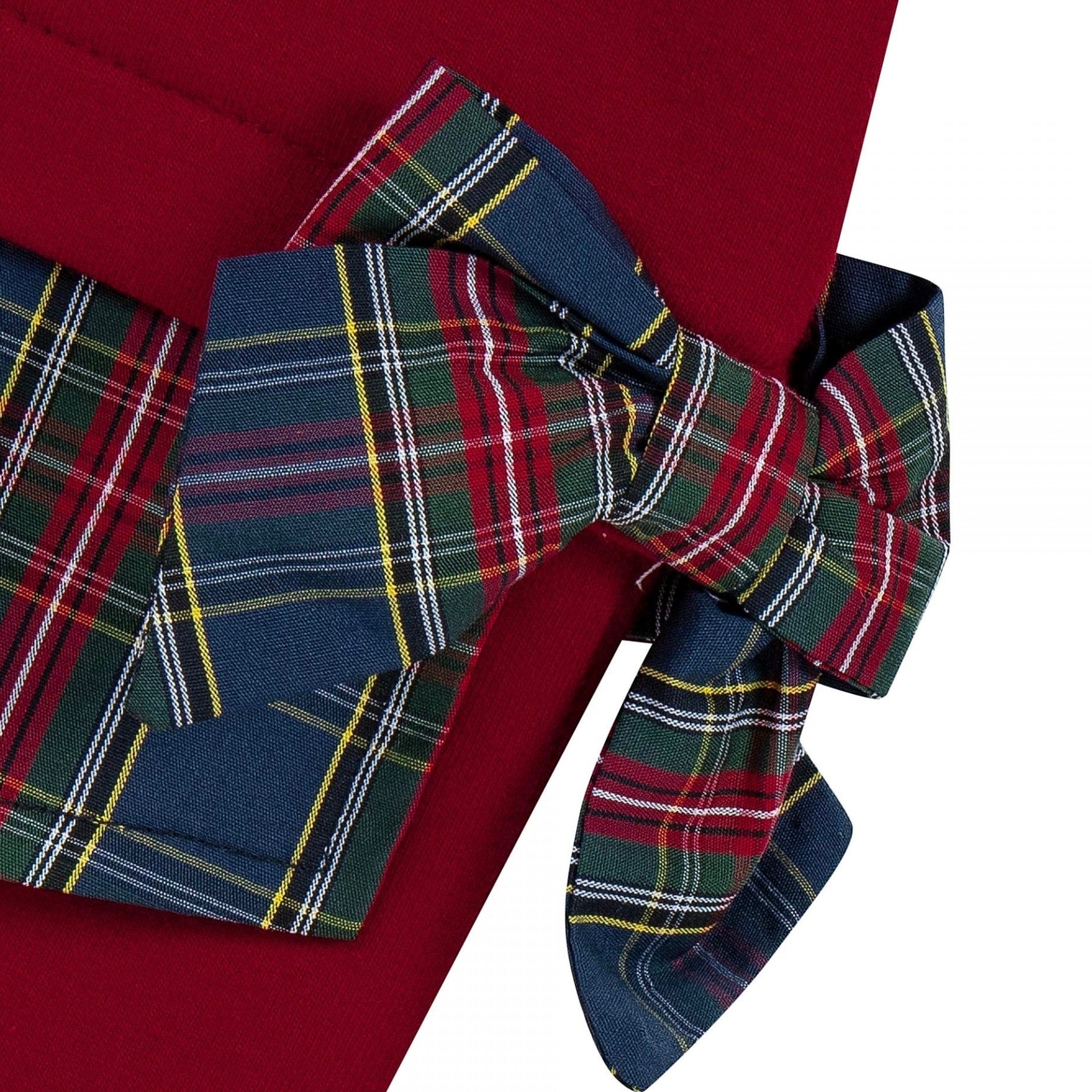 Tarten Rabbit LAPIN HOUSE - Rabbit Tartan Babygrow - Red – Bluebells Boutique